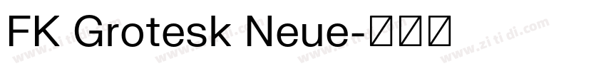 FK Grotesk Neue字体转换 FK Grotesk Neue字体转换